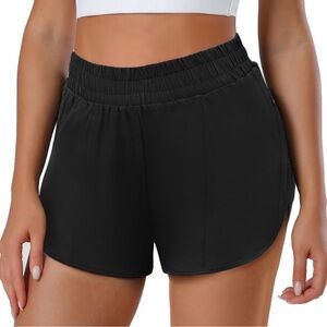 Women's Black Athletic Shorts